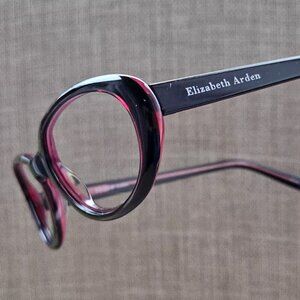 Elizabeth Arden Women Eyeglasses Frame Black/Burgundy Glasses EA-SUN 71-3 140